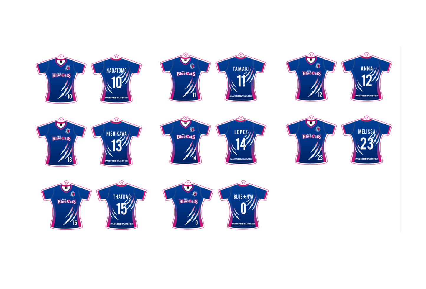 選手別ユニフォームキーホルダー2025-26